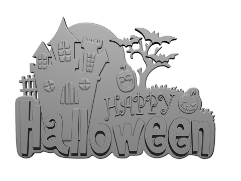 Halloween Fridge Magnet 3D प्रिंट मॉडल