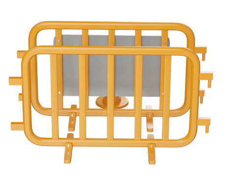 Restricted Area Fence 3D Model