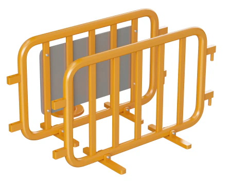 Restricted Area Fence 3D Model
