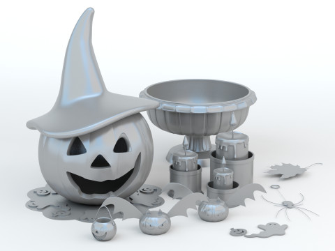 Halloween Set 3D-printmodel