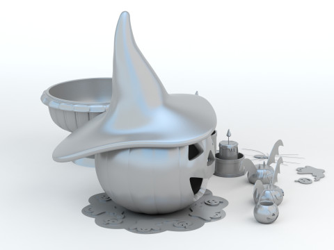 Halloween Set Modello di stampa 3D