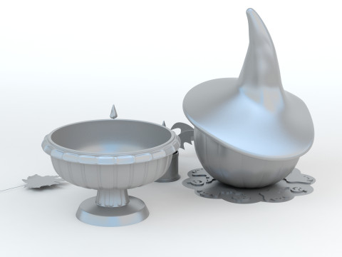 Halloween Set Modello di stampa 3D
