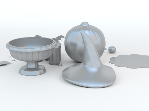 Halloween Set Modello di stampa 3D