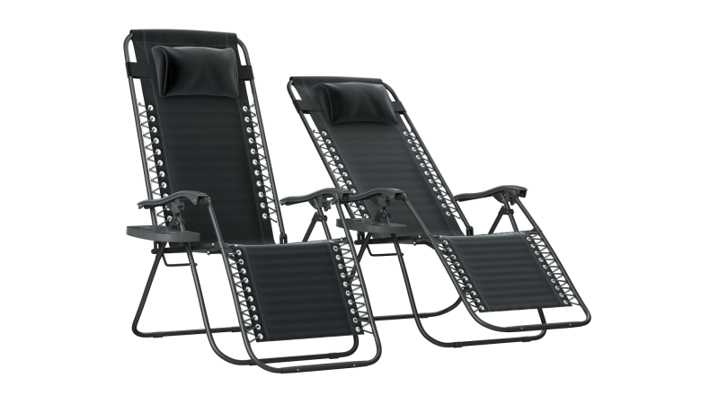 Belleze Zero Gravity Chaise Lounge 3Dモデル .c4d .max .obj .3ds .fbx .stl .blend 