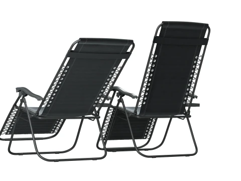 Belleze Zero Gravity Chaise Lounge 3D Model