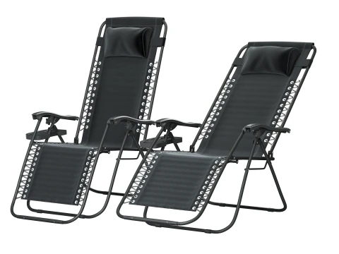 Belleze Zero Gravity Chaise Lounge 3D Model
