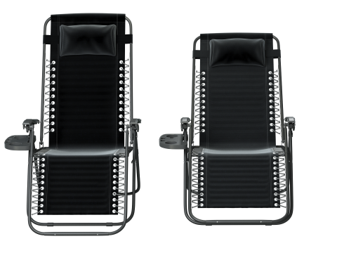 Belleze Zero Gravity Chaise Lounge 3Dモデル