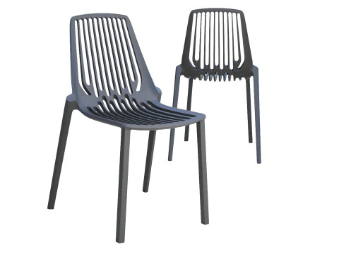 오아시스 스태킹 의자 3D 모델