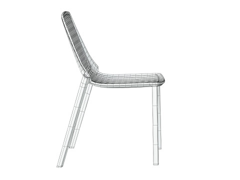Oasis Stacking Chair 3D Модель