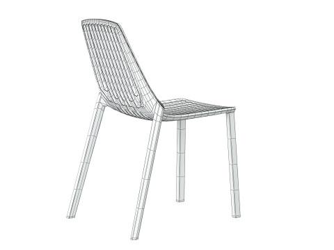 Oasis Stacking Chair 3D Модель