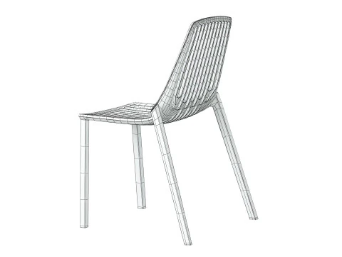 Chaise empilable Oasis Modèle 3D