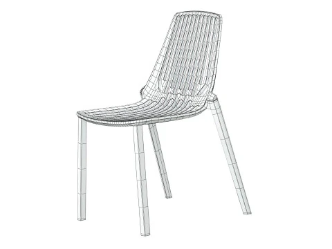 Chaise empilable Oasis Modèle 3D