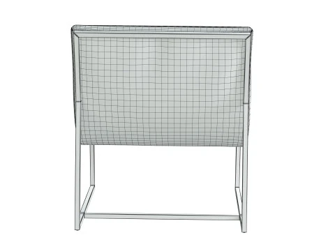 Parisian Sofa Chair 3D Model