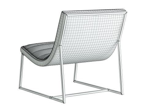 Parisian Sofa Chair 3Dモデル