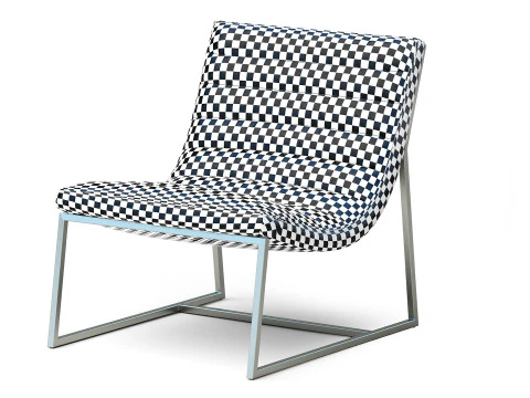 Parisian Sofa Chair 3D Model
