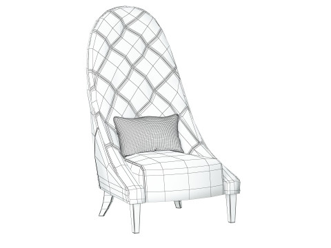 Armchair Smania Cornelia 3D Model