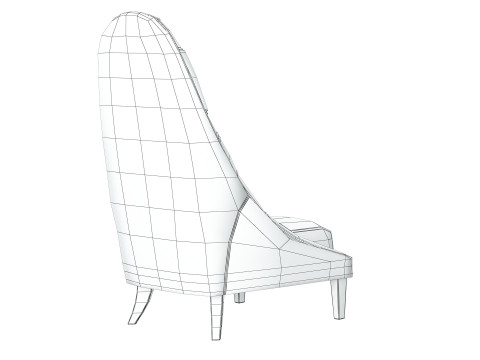 Armchair Smania Cornelia 3D Model