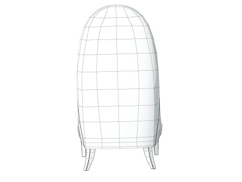 Armchair Smania Cornelia 3D Model