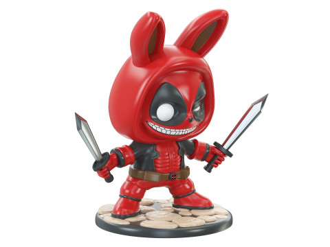 LABUBU Deadpool 3D Modell