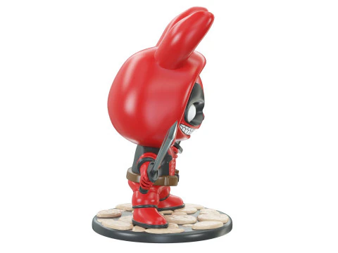 LABUBU Deadpool 3D Model
