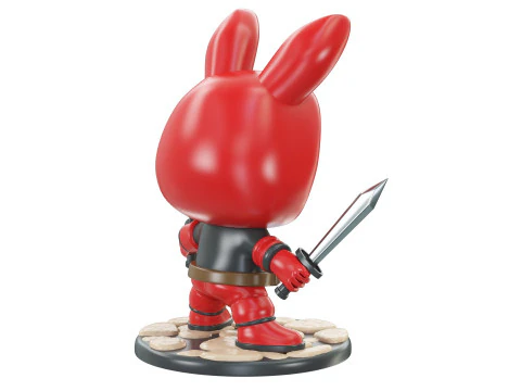 LABUBU Deadpool 3D Model