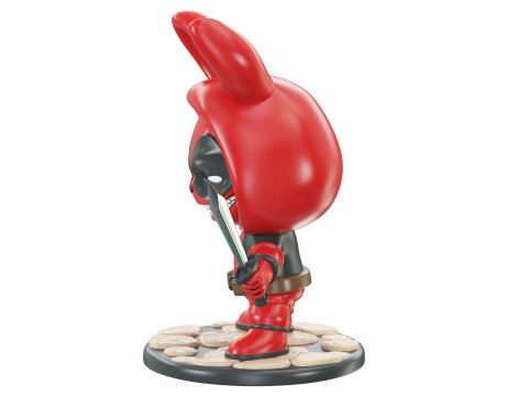 LABUBU Deadpool 3D Modell