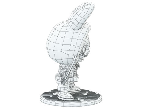 LABUBU Deadpool 3D Modell