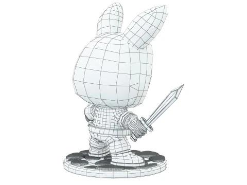 LABUBU Deadpool 3D Model