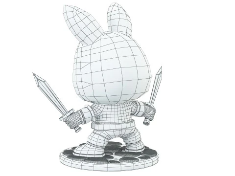 LABUBU Deadpool 3D Model