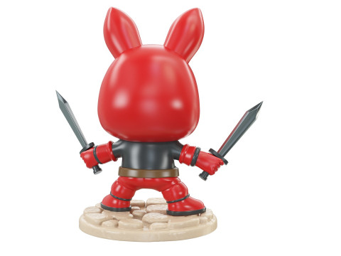 Deadpool Laboobu 02 Model 3D