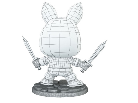 Deadpool Laboobu 02 Model 3D