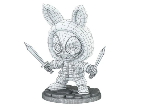 Deadpool Laboobu 02 3D Modell