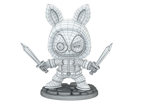 Deadpool Laboobu 02 Model 3D