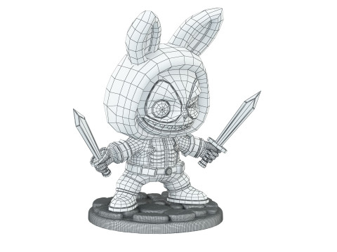 Deadpool Laboobu 02 Model 3D