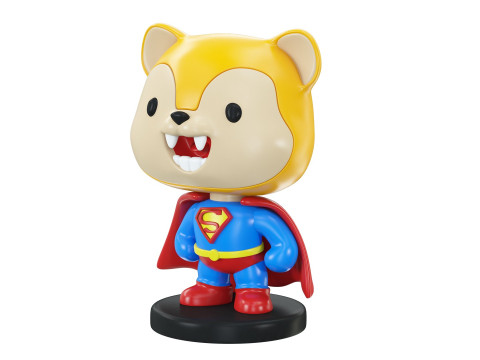 Super Bear Figure Modèles 3D en vedette