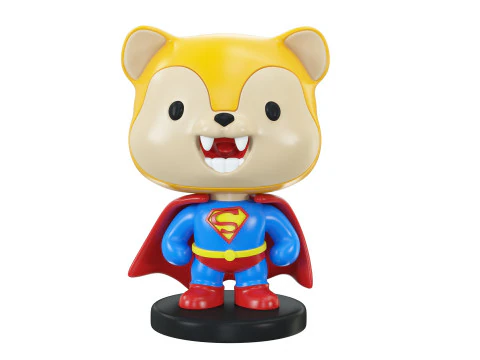 Super Bear Figure 3D Print Model