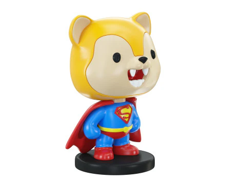 Super Bear Figure 3D Print Model