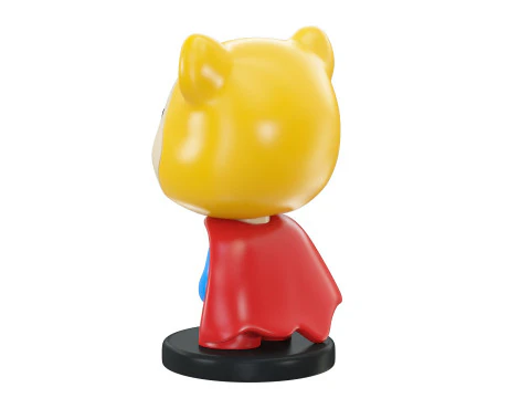Super Bear Figure 3D Print Model