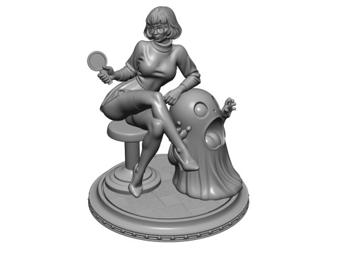 Velma Scooby-Doo 3D प्रिंट मॉडल