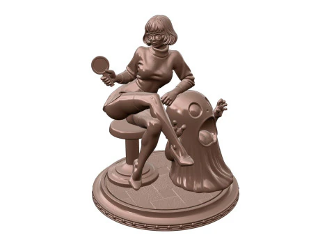 Velma Scooby-Doo 3D Print Model