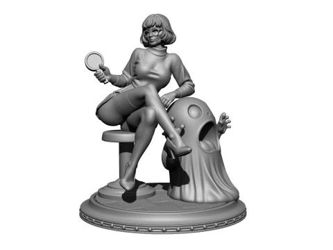 Velma Scooby-Doo 3D Print Model