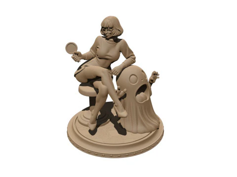 Velma Scooby-Doo 3D Print Model