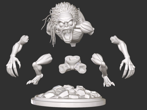 HYDE MONSTER WEDNESDAY 3D Druckmodell