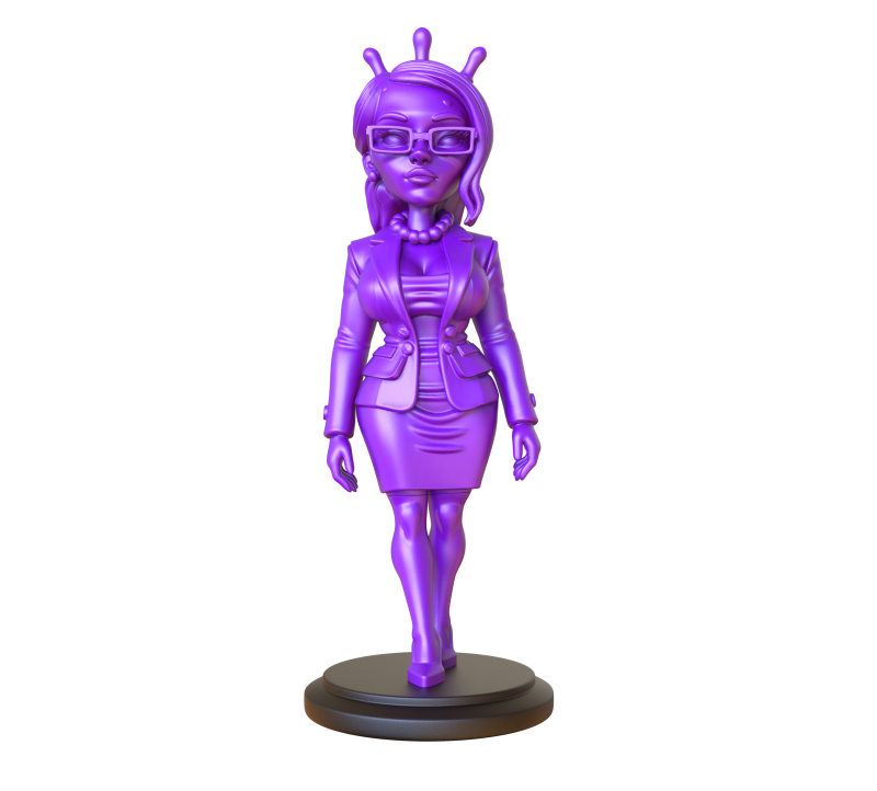 Unity Rick and Morty 3D Принт Модель .c4d .max .obj .3ds .fbx .stl .blend 