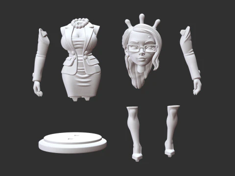 Unity Rick and Morty 3D Print Model