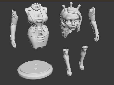 Unity Rick and Morty 3D Принт Модель