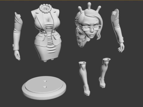 Unity Rick and Morty 3D Print Model
