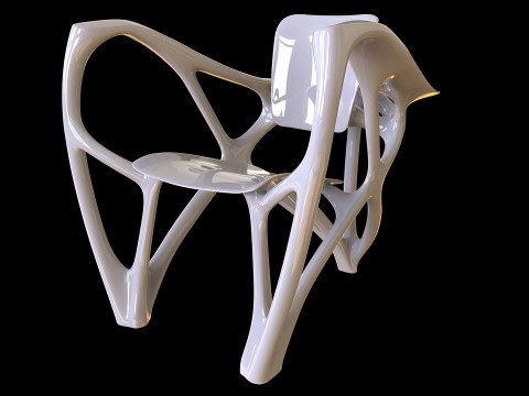 Bone Armchair Modello di stampa 3D