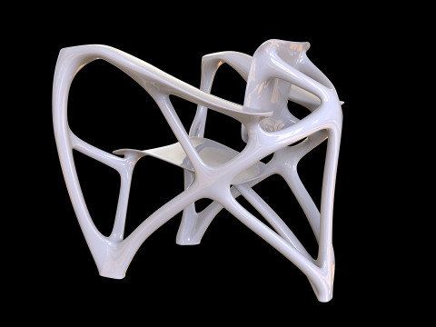 Bone Armchair Modello di stampa 3D