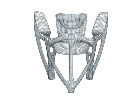 Bone Armchair Modello di stampa 3D